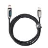 Solight USB-C kabel s displejem, USB-C konektor - USB-C konektor, 100W, 1m - SSC1801
