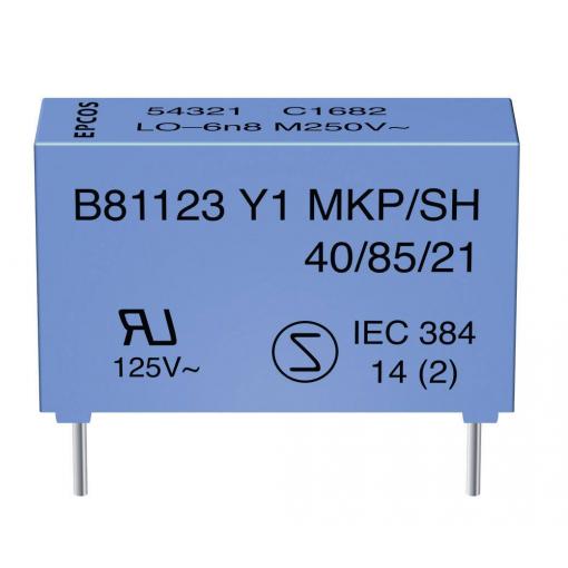 TDK B81123C1222M Odrušovací kondenzátor Y1 radiální 2.2 nF 250 V/AC 1 ks