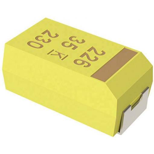 Kemet T491B226K010ZT Tantalový kondenzátor SMD 22 µF 10 V/DC 10 % (d x š x v) 3.5 x 2.8 x 1.9 mm 1 ks Tape cut