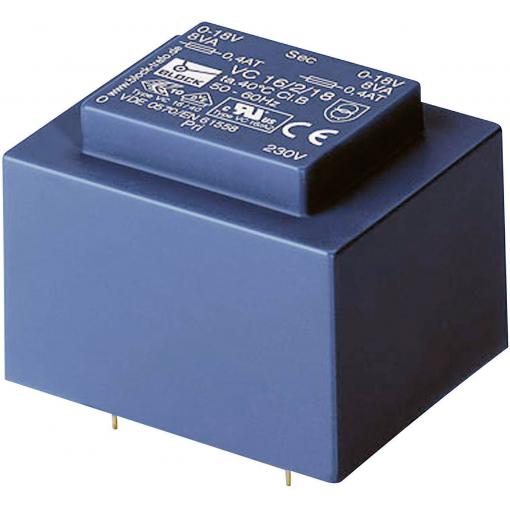 BLOCK VC 3,2/2/24 transformátor do DPS 1 x 230 V 2 x 24 V/AC 3.20 VA 66 mA