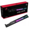 Asus ROG Strix Graphics Card Holder držák grafické karty RGB osvětlení a podsvícení displeje lze přizpůsobit interiéru každého vozu. černá, šedá