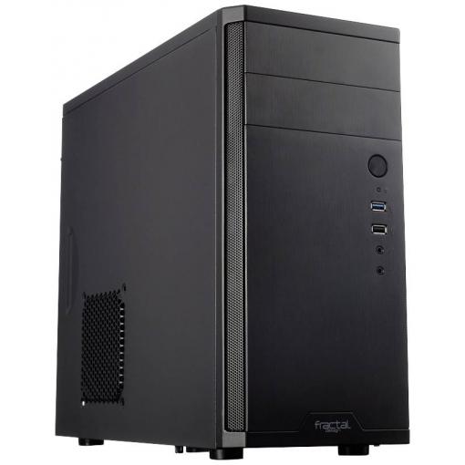 Fractal Design CORE 1100 mini tower PC skříň černá 1 předinstalovaný ventilátor