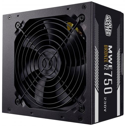 Cooler Master MWE 750 Bronze 230V V2 PC síťový zdroj, 750 W, ATX, 80 PLUS® Bronze