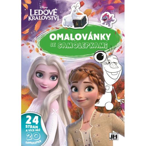 Omalovánky A4 Ledové království se samolepkami