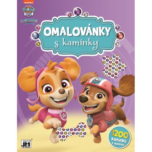 Omalovánky s kamínky Tlapková patrola, 12 stran