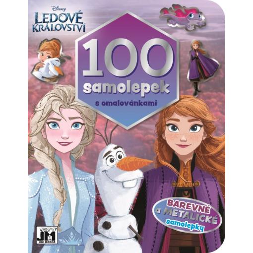Omalovánky Ledové království se 100 samolepkami
