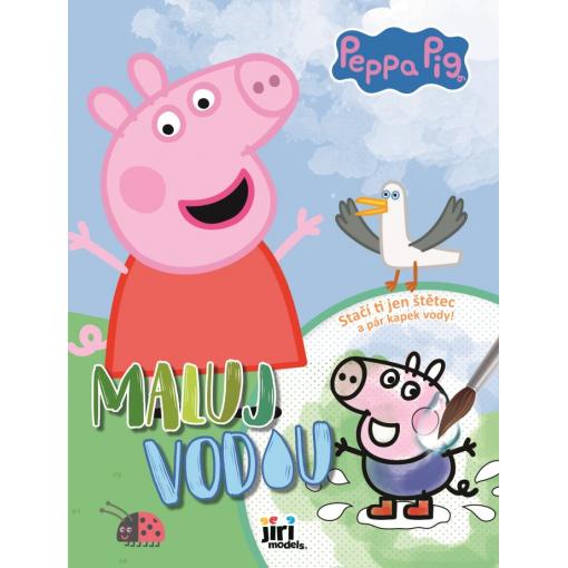 Maluj vodou A4 Prasátko Peppa, 23 obrázků