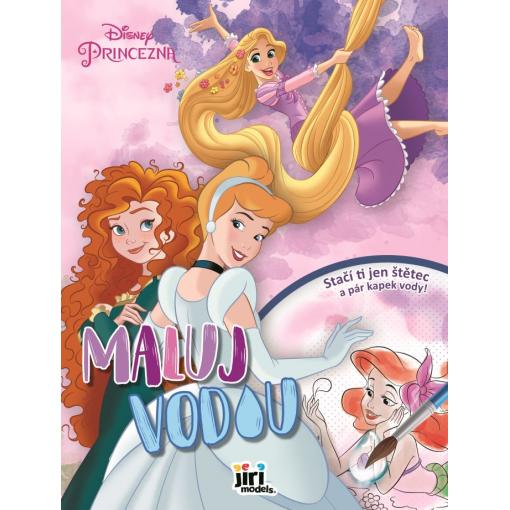 Maluj vodou A4 Disney Princezny, 23 obrázků