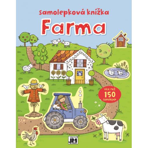 Samolepková knížka Farma, 16 stran + 8 stran samolepek