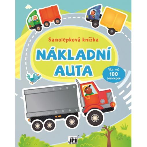 Samolepková knížka Nákladní auta, 16 stran + samolepky