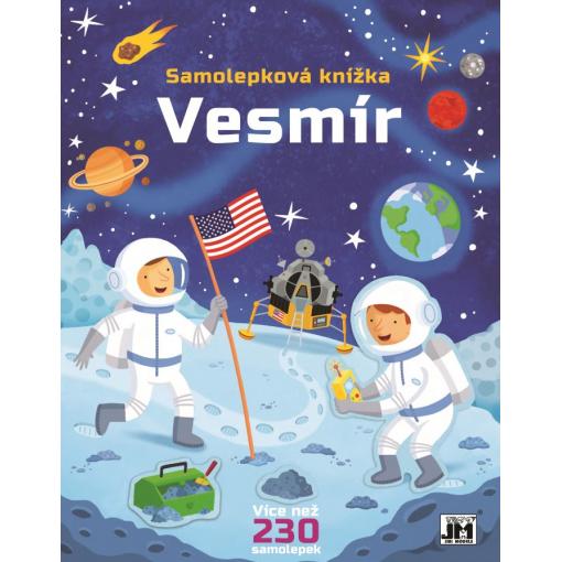 Samolepková knížka Vesmír, 16 stran + 8 stran samolepek