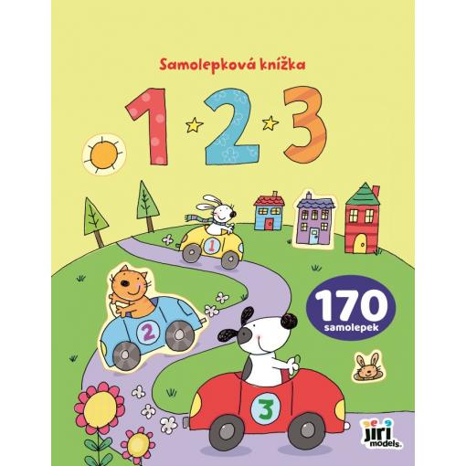 Samolepková knížka 123, 16 stran, 8 stran samolepek