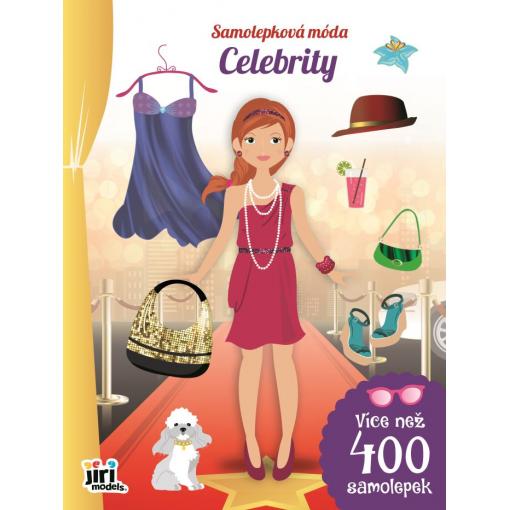 Samolepková knížka Móda Celebrity, 24 stran, 300+ samolepek