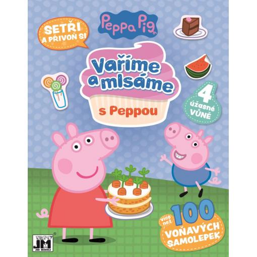 Samolepková knížka Prasátko Peppa – Vaříme a mlsáme