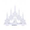Solight LED vánoční svícen s hvězdami, 30cm, 5x LED, 2x AA - 1V265