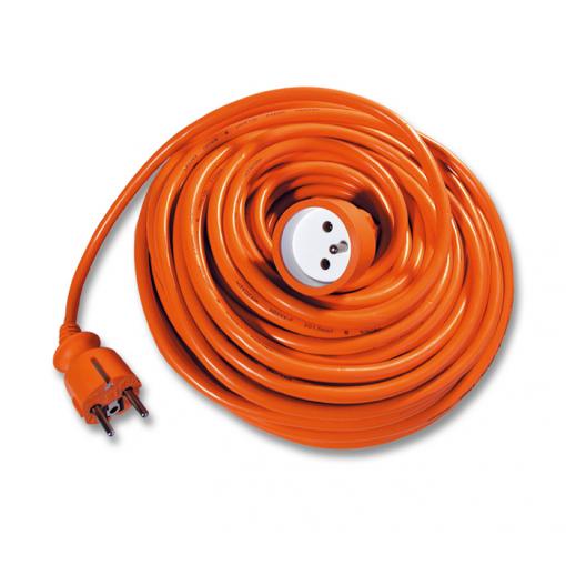 Prodlužovací přívod - spojka, 1z.  20 m, 3 x 1,5mm2, oranžová  FX1-20 3*1,5