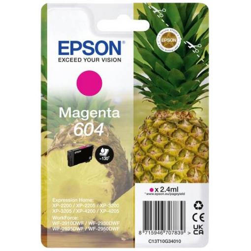 Epson Ink T10G3, 604 originál purppurová C13T10G34010