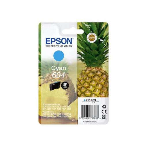 Epson Ink 604 originál azurová C13T10G24010