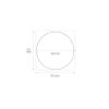 NIIMBOT etikety (role) Ø 49 mm bílá 150 ks A2A68351901 univerzální etikety