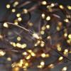 Solight vánoční řetěz měděný, 30x mini LED, 3m, 3 x AA, teplé světlo - 1V55-WW
