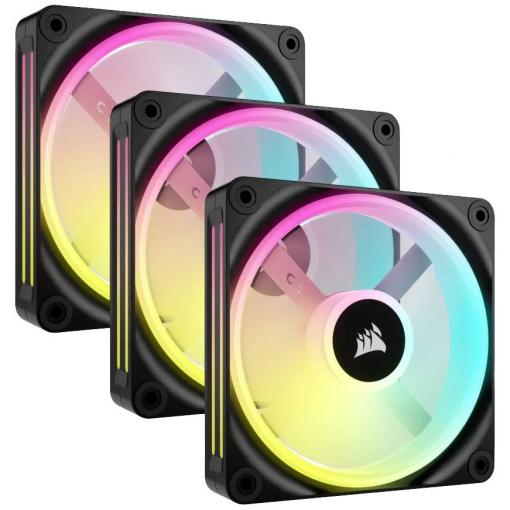 Corsair CO-9051002-WW PC větrák s krytem černá, bílá (š x v x h) 120 x 120 x 25 mm včetně LED osvětlení