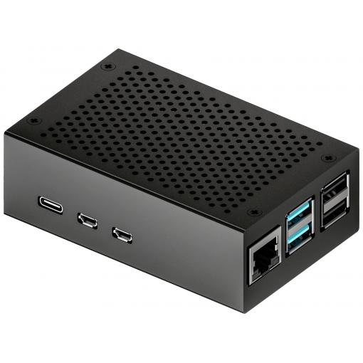 Joy-it RB-AlucaseP5-01B SBC skříň Raspberry Pi® hliník černá