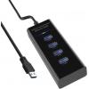 USB 3.0 HUB h_m250f, 4 porty, SuperSpeed