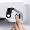Paulmann Serrra 71103 nástěnné světlo 5.5 W LED bílá (matná), černá (matná)