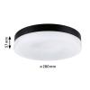 Paulmann 96778 Amalie LED stropní svítidlo LED 16 W černá (matná)