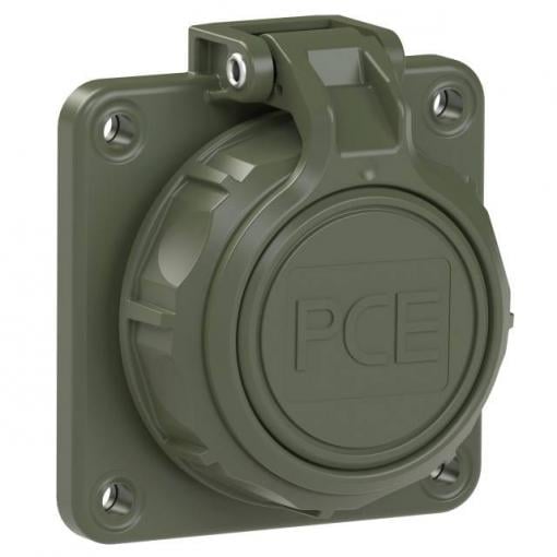 PC Electric 20352-8u zásuvka PA6 , ABS, PC 250 V bronzovozelená (matná) IP66, IP68