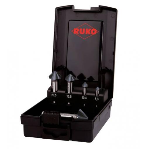 RUKO ULTIMATECUT 102891PRO sada záhlubníků 5dílná 6.30 mm, 10.40 mm, 16.50 mm, 20.50 mm, 25 mm HSS válcová stopka 1 sada