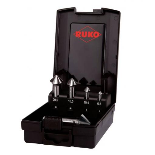 RUKO ULTIMATECUT 102891RO sada záhlubníků 5dílná 6.30 mm, 10.40 mm, 16.50 mm, 20.50 mm, 25 mm HSS válcová stopka 1 sada