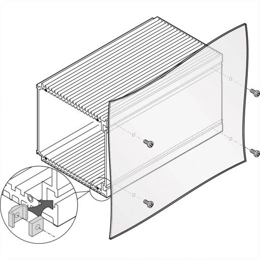 nVent SCHROFF 21100289 19 palec montážní materiál