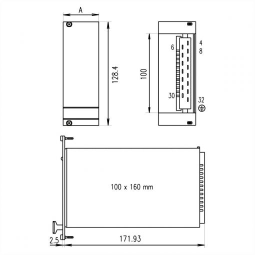 nVent SCHROFF 21006945 Přední panel 1 ks