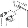 nVent SCHROFF 21101848 19 palec montážní materiál černá