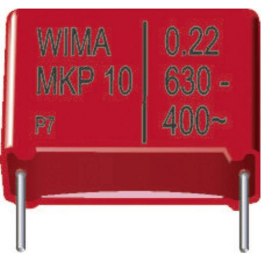 Wima MKP1T011003C00KSSD 1 ks fóliový kondenzátor MKP radiální 1000 pF 1600 V/DC 20 % 10 mm (d x š x v) 13 x 4 x 9 mm