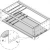 nVent SCHROFF 34562758 19 palec montážní materiál variabilní upevňovací lišty