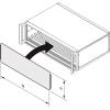 nVent SCHROFF 34571608 Přední panel 1 ks