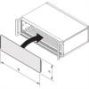 nVent SCHROFF 34571608 Přední panel 1 ks