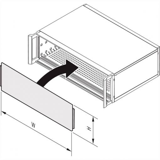 nVent SCHROFF 34571608 Přední panel 1 ks
