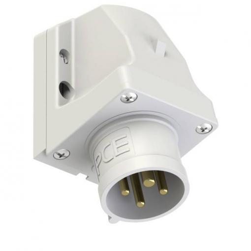 PC Electric Power Twist 514-1 CEE zástrčka na stěnu, 16 A, 4pólový, 1 ks