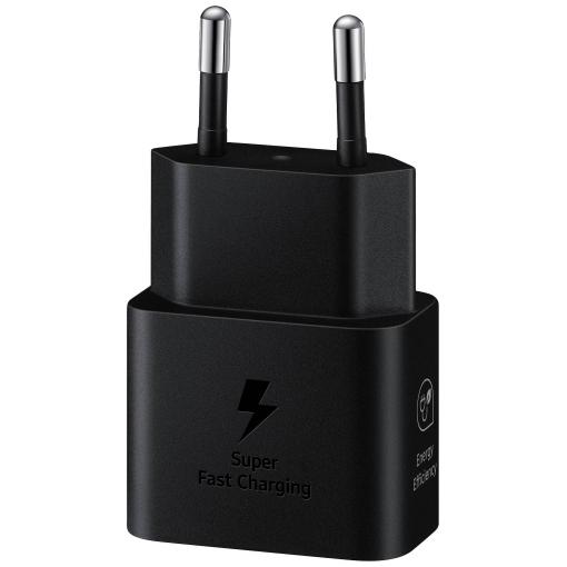 Samsung EP-T2510N USB nabíječka, Rychlonabíječka, 1x USB-C®, 25 W, Dodávka energie, černá