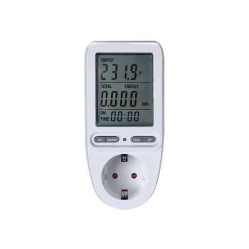 Měřič spotřeby elektrické energie GETI GPM05 se SCHUKO zásuvkou