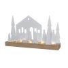Solight LED zimní vesnička, modulární, 14 prvků, 10x LED, 2x AAA - 1V253
