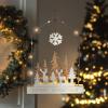 Solight LED závěsná dekorace - les s jeleny, 14x LED, 2x AA - 1V249