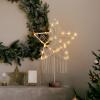 Solight LED vánoční hvězda stolní, pletená, 35x LED, 2x AAA - 1V268