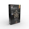 Solight LED vánoční hvězda stolní, pletená, 35x LED, 2x AAA - 1V268