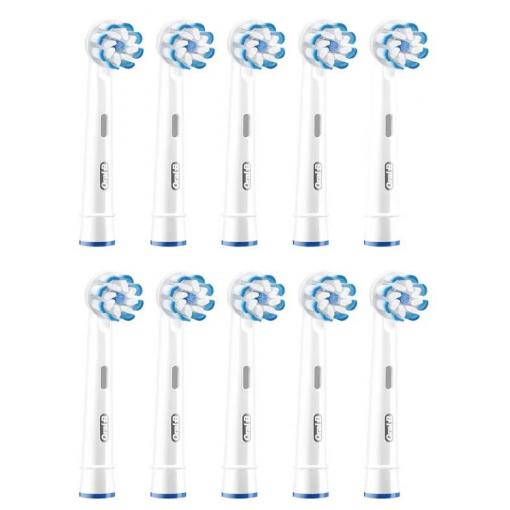 Oral-B Sensitive Clean vyměnitelné nástavce pro elektrické kartáčky 10 ks bílá
