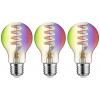 29163 Paulmann Home LED žárovka E27 Energetická třída (EEK2021): G (A - G) 6.3 W RGBW zlatá