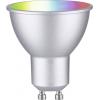 29149 Paulmann Home LED žárovka GU10 Energetická třída (EEK2021): F (A - G) 4.8 W RGBW chrom (matný)